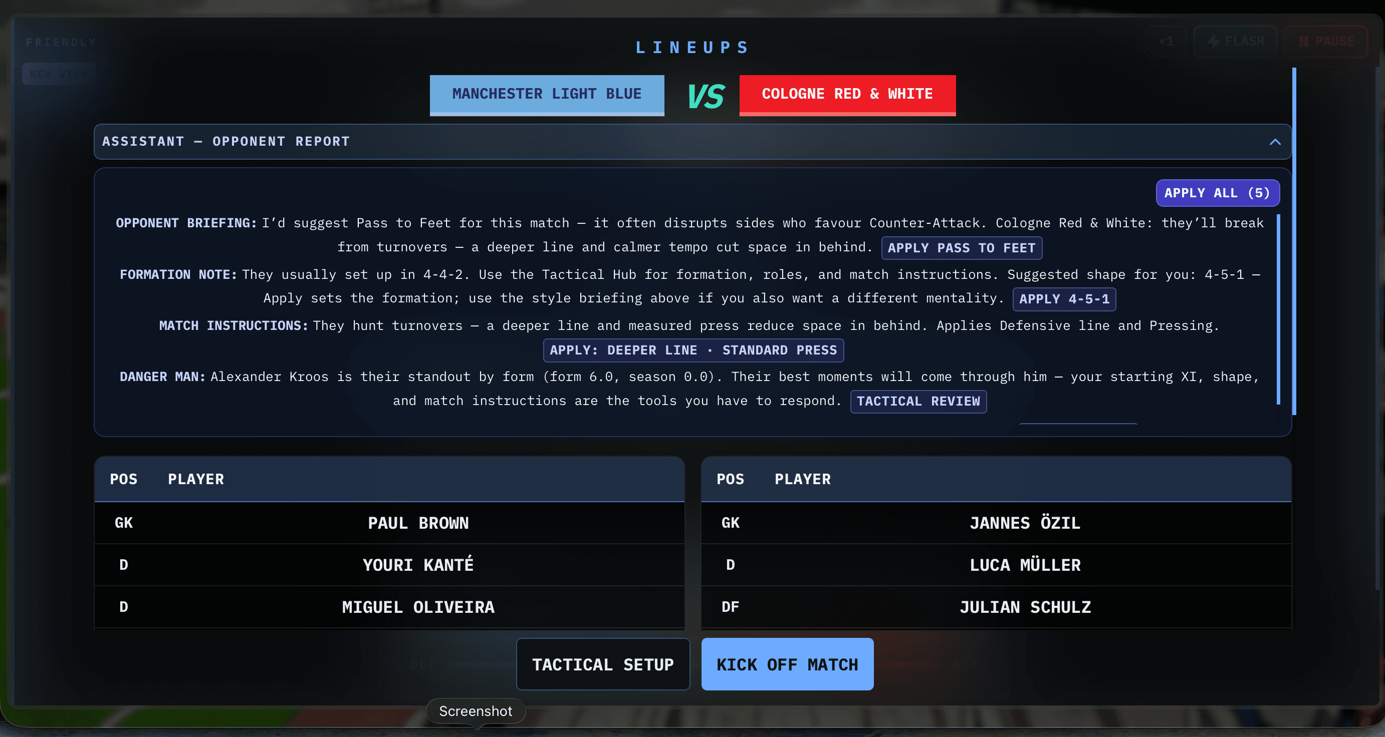 Retro Manager 90 in-game screenshot 8