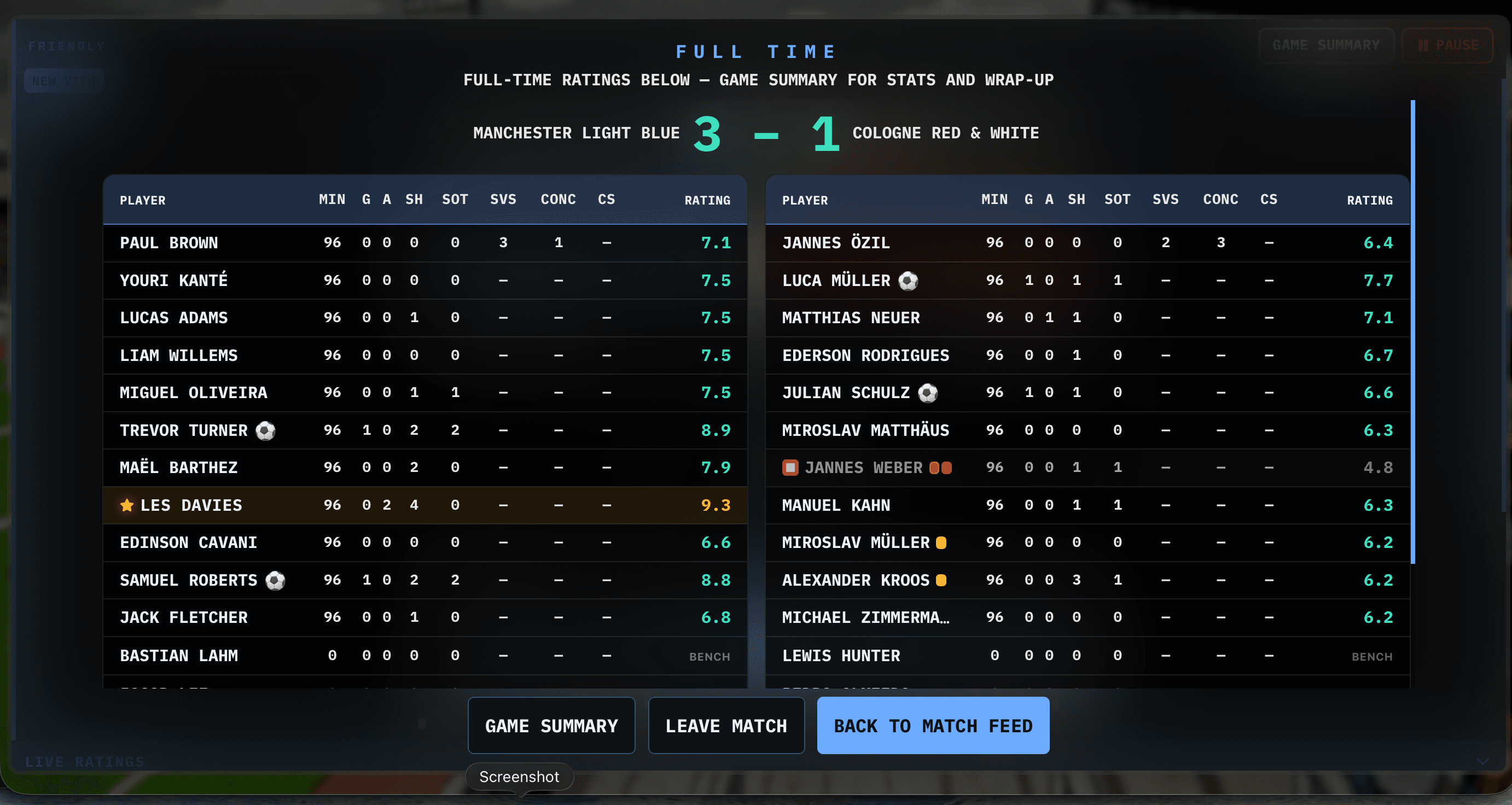 Retro Manager 90 in-game screenshot 10